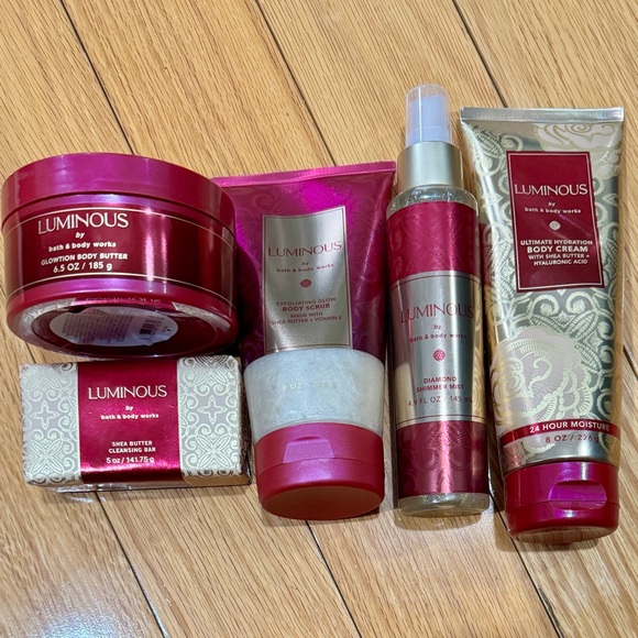 NWT Bath & Body Works Luminous 5Piece Set